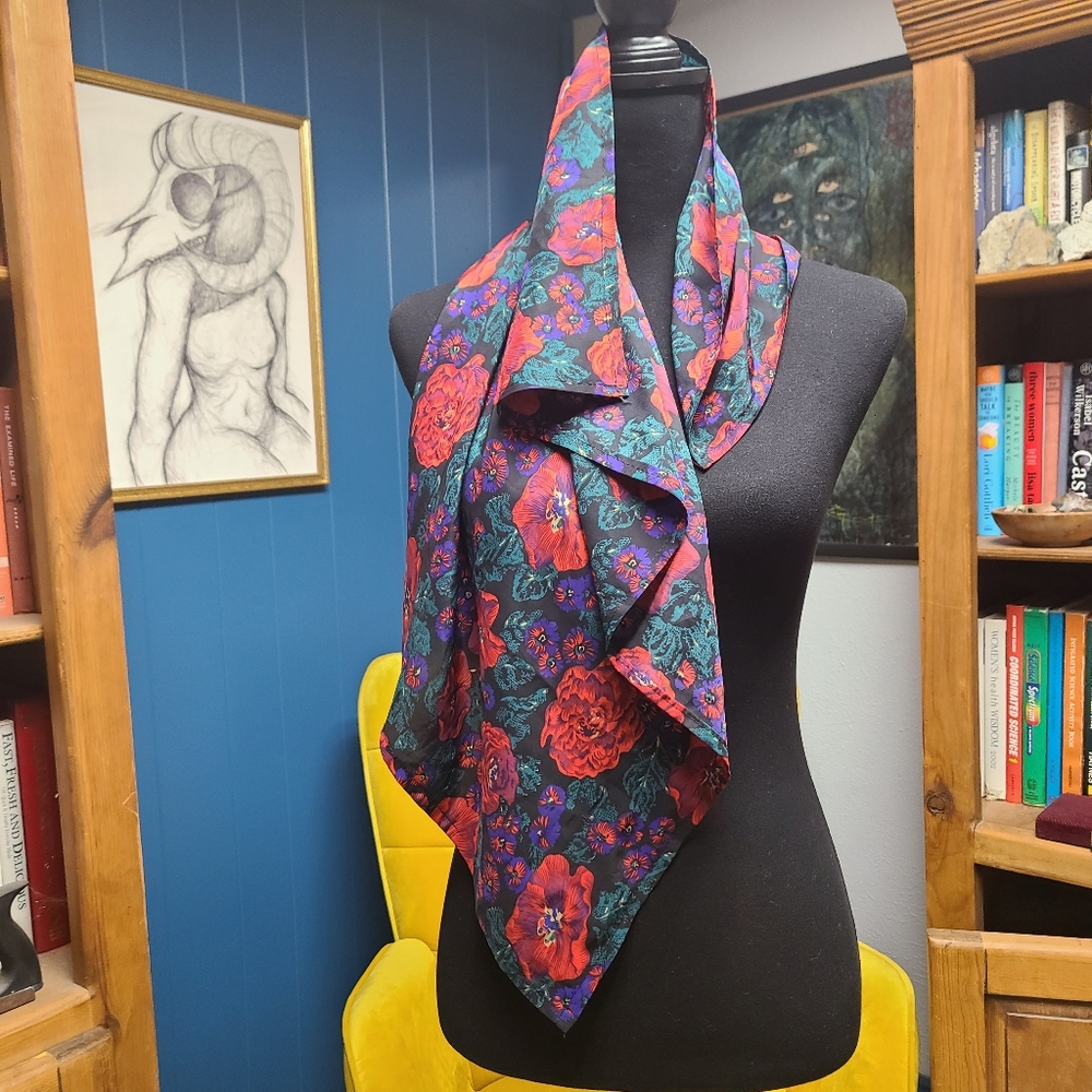 Floral Print Scarf